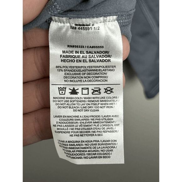 NEW Men S NIKE DRI-FIT Warm Base Layer Fitted Training Gray Mock Neck 748869-065 - Picture 2 of 6